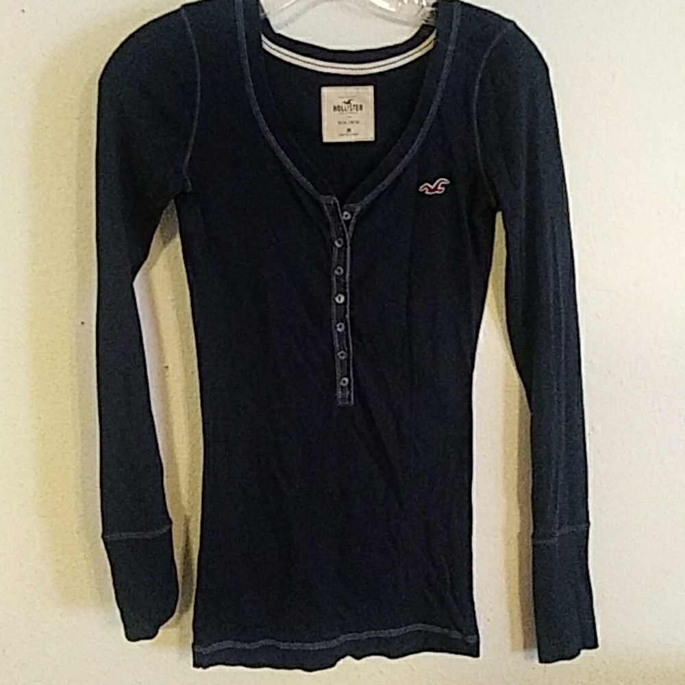 Longsleve blue hollister shirt